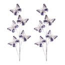 Melrose Jeweled Butterfly Spray (Set of 2)