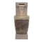 Melrose Leaf Etched Stone Fountain 27"H