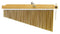 Tycoon Percussion 72-Bar Gold Chimes with Natural Finish Wood Bar