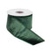 Melrose Deep Green Viscose Wired Ribbon (Set of 2)