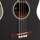 Stagg Jumbo Acoustic-Electric Bass Guitar with Cutaway – Black – SA40BASS ACE-BK