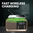 Fuse Hark Bluetooth Radio Speaker 10W Wireless Charger FM Radio Alarm Clock