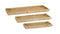Melrose Natural Wooden Nesting Tray (Set of 6)