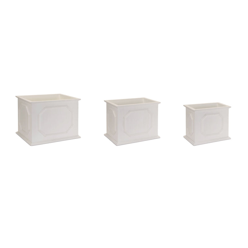 Melrose Wooden Box Planter Set of 3 Planter