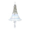 Beaded Irredescent Glass Bell Ornament (Set of 6)