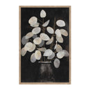 Melrose Beige Eucalyptus Print Wall Decor, Modern, Wood, Plastic