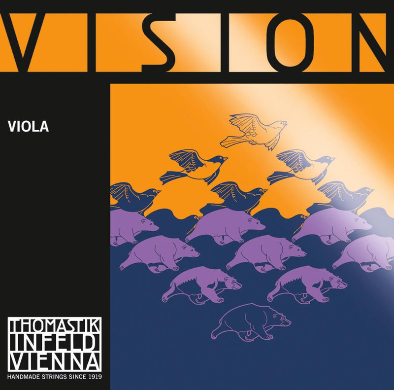 Thomastik Vision Viola String Set - Chrome A, Medium Tension, 15.5"-16.5" Viola