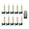 Melrose LED FIA Flame Clip-on Candle Taper or Suction Cup (Set of 10)