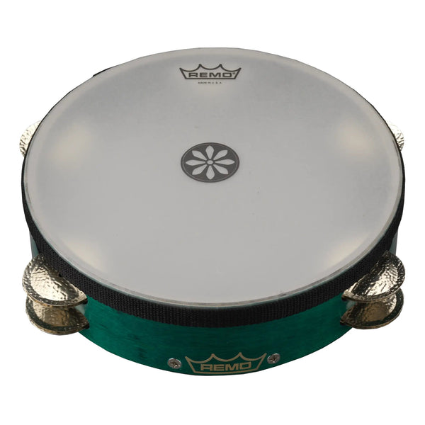 Remo Valencia Lotus Tambourine 10" Aqua - TA-3010-LR