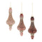 Melrose Ribbed Glass Drop Ornament (Set of 6)