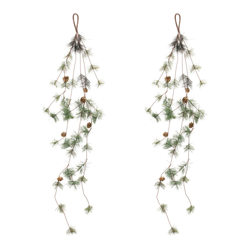Melrose Pine Cone Twig Garland (Set of 2)