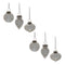 Melrose Grey Mercury Glass Ornament (Set of 6)