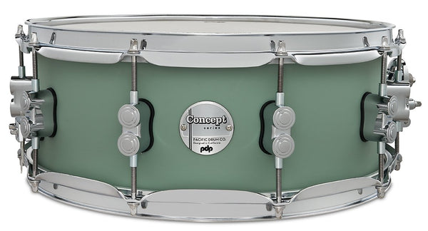 PDP Concept Maple 5.5x14" Snare Drum – Satin Seafoam - PDCM5514SSSF