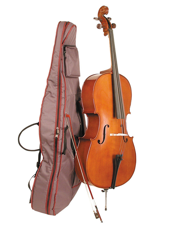 Stentor 1108 Student II Cello Outfit - 1/2 Size 2/ Gig Bag and Bow