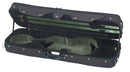 GEWA PURE CVK03 4/4 Violin Case - Wooden Shell - Black/Dark Moss Green