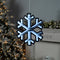 Melrose Holiday Snowflake Ekkolight Infinity Light 15.75"H