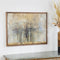 Melrose Painted Landscape Canvas Wall Decor with Wood Frame and Gold Finish 31.5