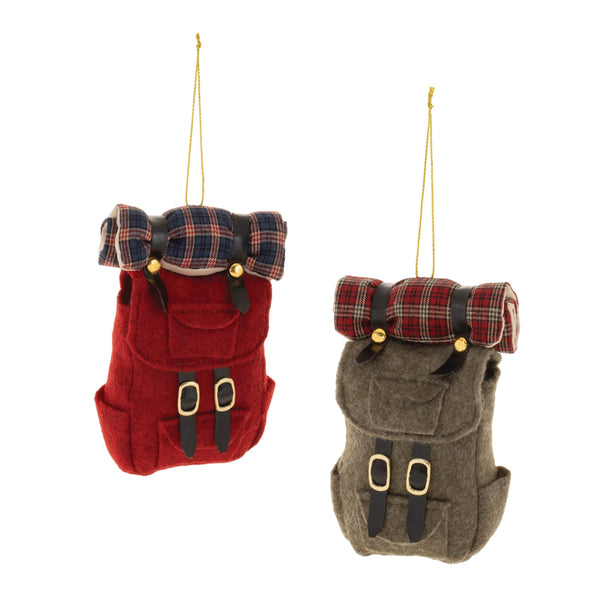 Melrose Hiking Backpack Ornament (Set of 12)