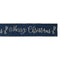 Melrose Embroidered Merry Christmas Wired Ribbon 4" x 5 Yds.