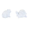 Melrose Etched Frog and Turtle Figurine (Set of 2)