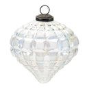 Melrose Iridescent Onion Glass Ornaments – Set of 4