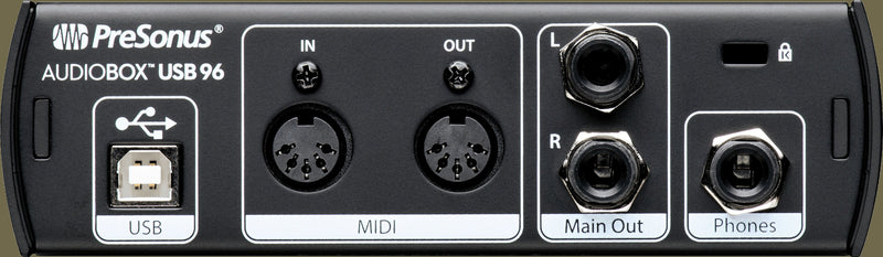 PreSonus AudioBox USB 96 25th Anniversary 2x2 Interface – Black