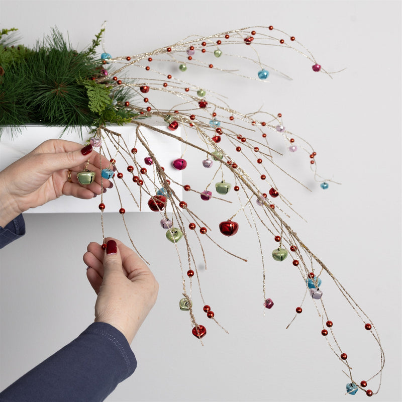Melrose Jingle Bell Spray (Set of 2)