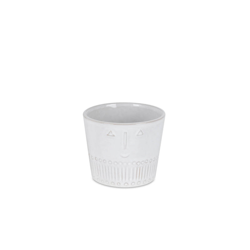 Melrose Porcelain Face Planter Set of 2 Planter, Face, Porcelain