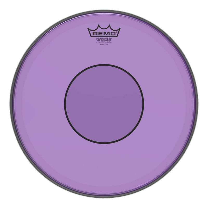 Remo Powerstroke 77 Colortone Purple 14" Snare Drumhead - P7-0314-CT-PU