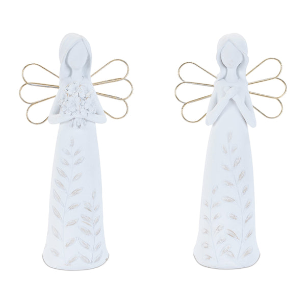 Melrose Etched Angel Figurine (Set of 4)
