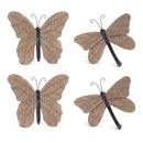 Melrose Wicker Design Butterfly and Dragonfly Shelf Sitter (Set of 4)