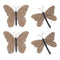 Melrose Wicker Design Butterfly and Dragonfly Shelf Sitter (Set of 4)