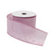 Melrose Blush Pink Wired Ribbon (Set of 2)