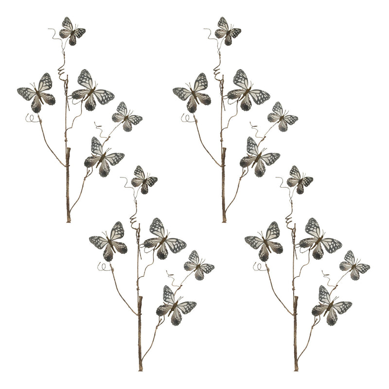 Melrose Butterfly Twig Spray (Set of 4)