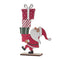 Melrose Wood Santa with Presents Display (Set of 2)