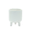 Melrose Ribbed Stone Footed Planter Set of 2 Planter, Ribbed, Dolomite