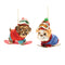 Melrose Glittered Snowboarding Dog Ornament (Set of 6)