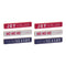 Melrose Christmas Sentiment Sign (Set of 6)
