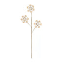 Melrose Wood Snowflake Spray (Set of 6)