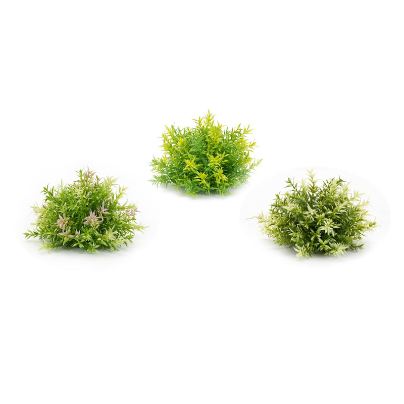 Melrose Varigated Mini Leaf Half Orb (Set of 6)