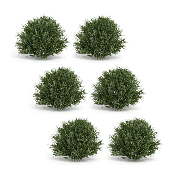 Melrose Spring Grass Half Orb (Set of 6)