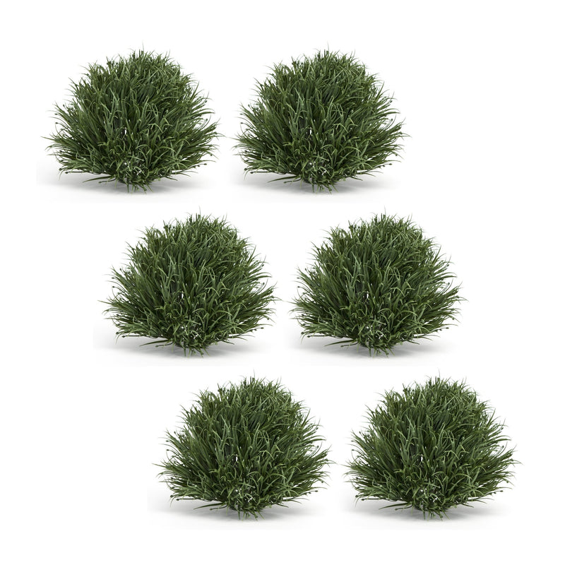 Melrose Spring Grass Half Orb (Set of 6)