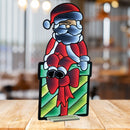 Melrose Santa on Package Ekkolight 47"H