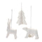 Melrose Modern Ceramic Animal Ornaments (Set of 6)