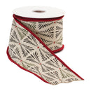 Melrose Rustic Holiday Pine Ribbon 4" x 5 yds.