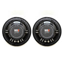 MB Quart Marine Coaxial Speakers NK1-116B 6.5 Inch Black Open Box