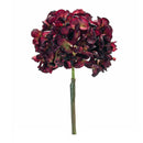 Melrose Deep Red Hydrangea Flower Stem (Set of 2)