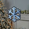 Melrose Holiday Snowflake Ekkolight Infinity Light 15.75"H