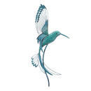 Iron Metal Hummingbird Garden Stake (Set of 2)