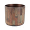 Melrose Round Wooden Planter Set of 2 Planter